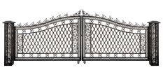 Bridgeton Moore Aluminum Wide Driveway Gate (KIT)