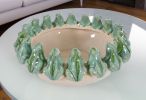 Bowl with Green Frogs