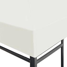 vidaXL Gazebo Top Cover 310 g/mÂ² 4x3 m Cream White
