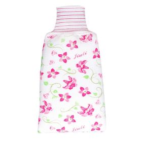 2 Pieces Body Exfoliating Gloves Thicken Bath Mitts Bath Scrubber Flora