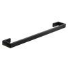 6 Pieces Bathroom Hardware Accessories Set Matte Black Towel Bar Set,Wall Mounted,Premium Stainless Steel
