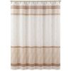 Muwago Luxurious Lattice Print Vintage Classic Shower Curtain Elegant Thick Waterproof Light Brown Marble Pattern Bath Cover