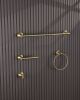 New 4 Pieces Bathroom Hardware Accessories Set Towel Bar Set,Wall Mounted,Premium Stainless Steel.