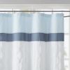 Printed and Embroidered Shower Curtain