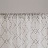 Diamond Sheer Window Curtain Panel