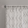Diamond Sheer Window Curtain Panel